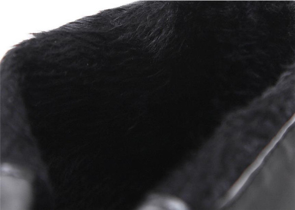 Черни дамски боти с висок ток и връзки