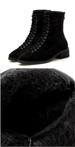 Ежедневни дамски боти с връзки в два модела - с или без подплата