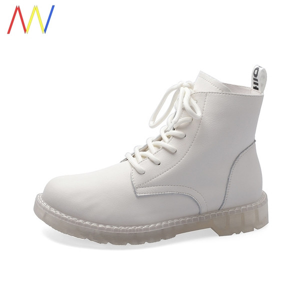 Дамски ежедневни боти с  връзки и равна подметка от еко кожа