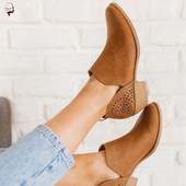 Ежедневни дамски есенни боти от еко кожа