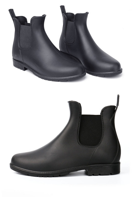  Дамски модерни гумени боти с ластик 