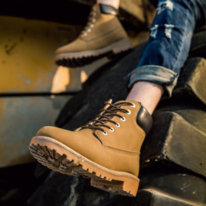 Casual μπότες unisex μοντέλο με επίπεδη σόλα