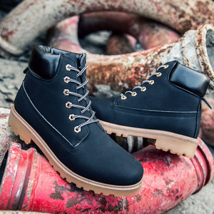 Casual μπότες unisex μοντέλο με επίπεδη σόλα