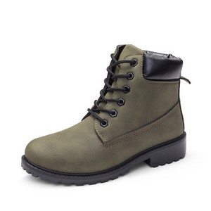 Casual μπότες unisex μοντέλο με επίπεδη σόλα