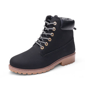 Casual μπότες unisex μοντέλο με επίπεδη σόλα