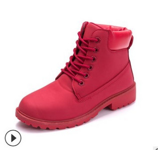 Casual μπότες unisex μοντέλο με επίπεδη σόλα