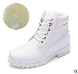 Дамски зимни боти с връзки - големи размери