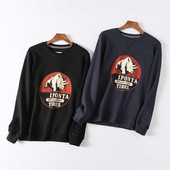 Есенен мъжки суичър с апликация