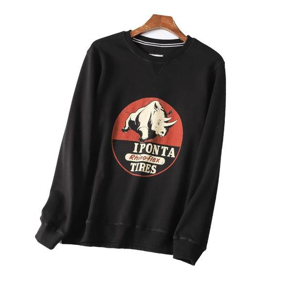 Есенен мъжки суичър с апликация