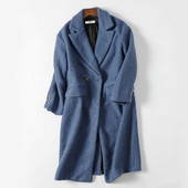 Нов модел модерно есенно палто с копчета