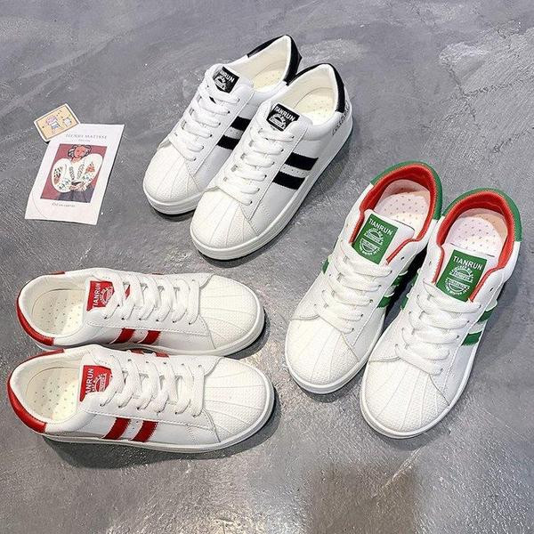 Дамски спортно-ежедневни маратонки от еко кожа 