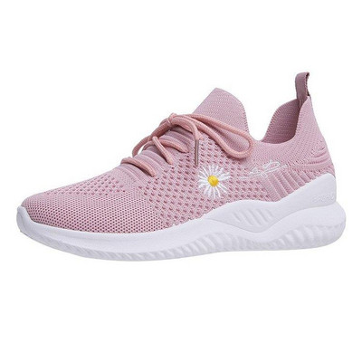 Спортни дамски маратонки с цветна бродерия