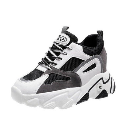 Спортно-ежедневни  дамски маратонки с висока подметка