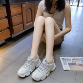 Дамски пролетно-есенни бели  маратонки