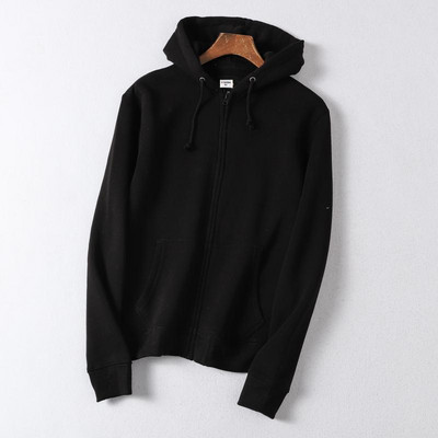 Есенен суичър за мъже с цип и качулка