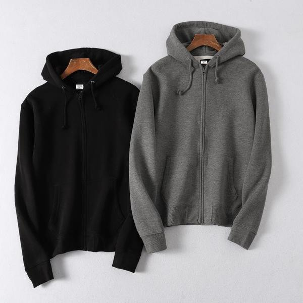 Есенен суичър за мъже с цип и качулка