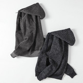 Нов модел мъжки суичър с цип и качулка