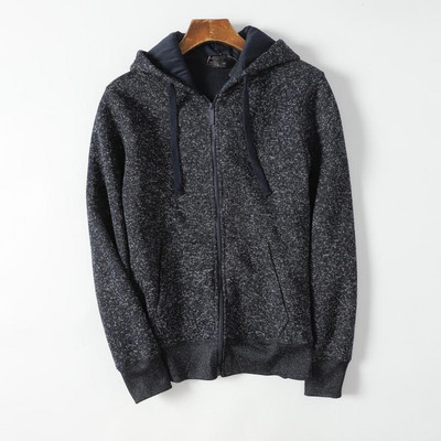 Нов модел мъжки суичър с цип и качулка