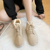 Нов модел дамски боти от еко велур с мека подплата