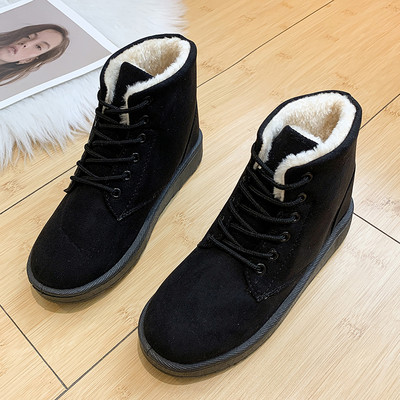 Нов модел дамски боти от еко велур с мека подплата