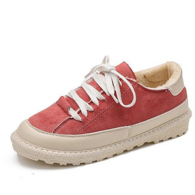 Дамски ежедневни маратонки с елемент еко велур