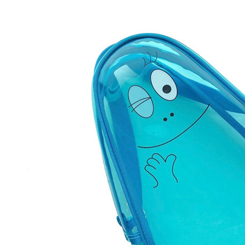 Παιδικό διαφανές σακίδιο PVC με υφασμάτινους ιμάντες