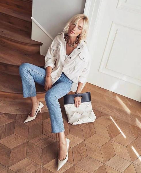 Stiilne naiste kingade terava otsaga mudel õhukese 7,5 cm kontsaga