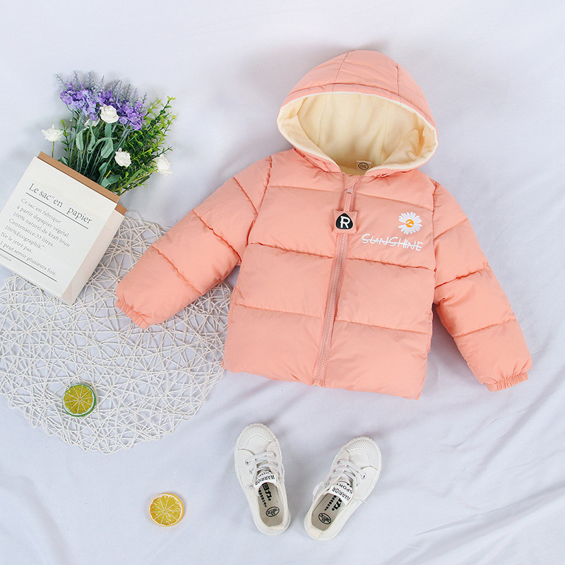 Kapuutsiga ja lukuga laste jope tüdrukutele - kaks mudelit