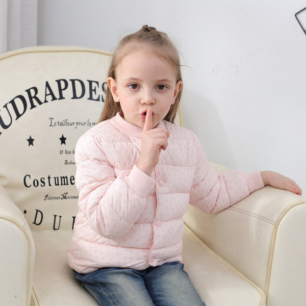 Детско яке за момичета с копчета в няколко цвята