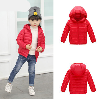 Kapuutsiga laste kerge jope tüdrukutele ja poistele