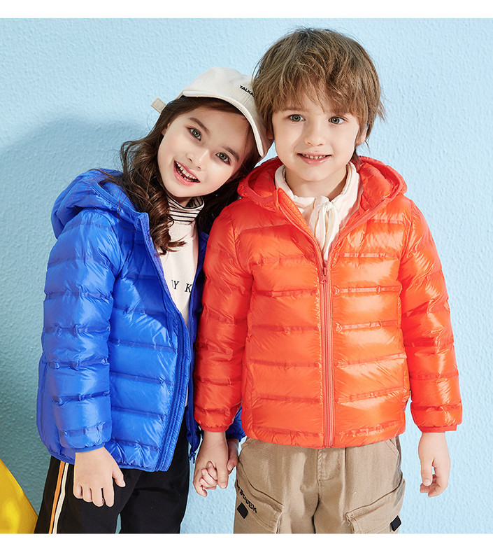 Igapäevane kapuutsi ja lukuga laste jope poistele ja tüdrukutele