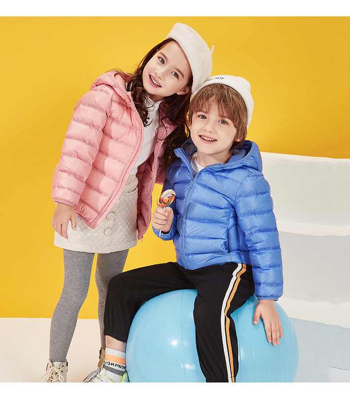 Igapäevane kapuutsi ja lukuga laste jope poistele ja tüdrukutele