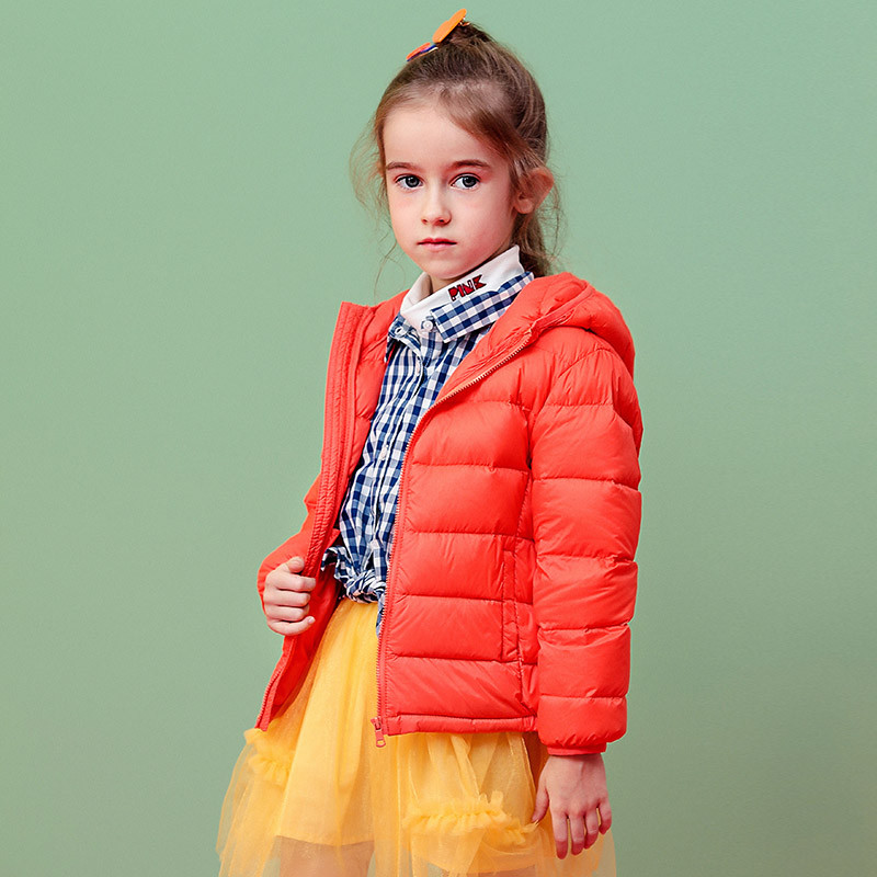 Ühevärviline kapuutsiga laste jope poisile ja tüdrukule