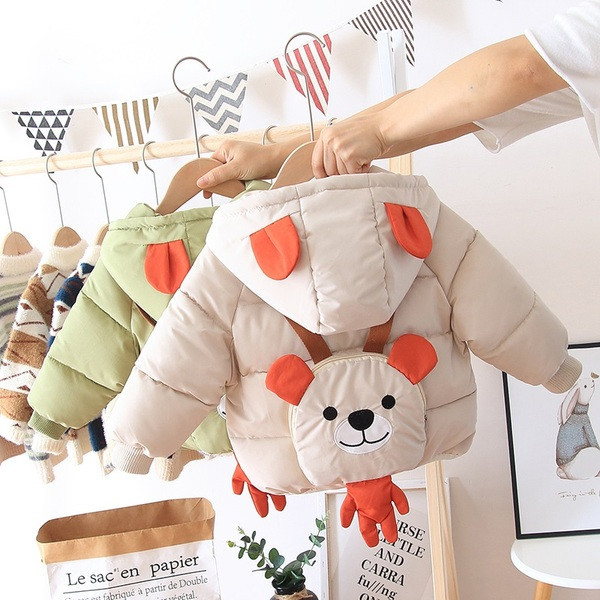 3D elemendi ja kapuutsiga laste vabaaja jope tüdrukutele ja poistele