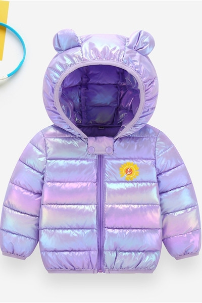 Детско зимно яке или елек с качулка и цип 