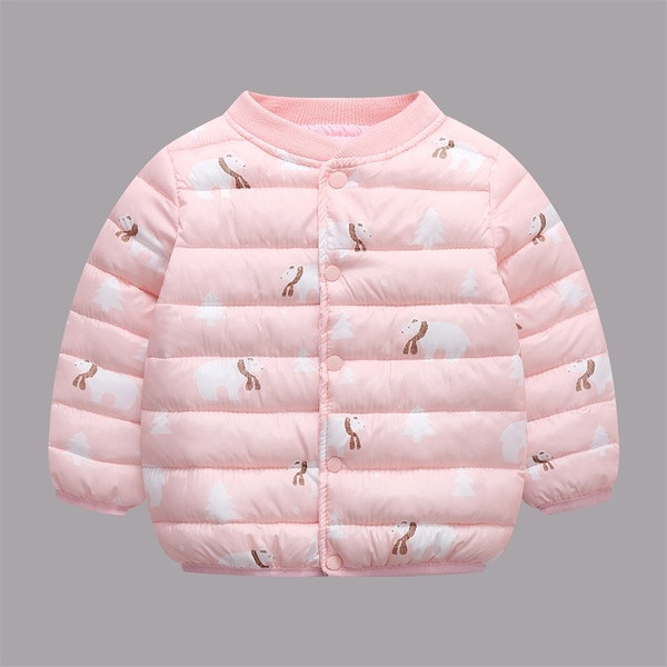 Детско есенно яке за момичета и момчета с копчета