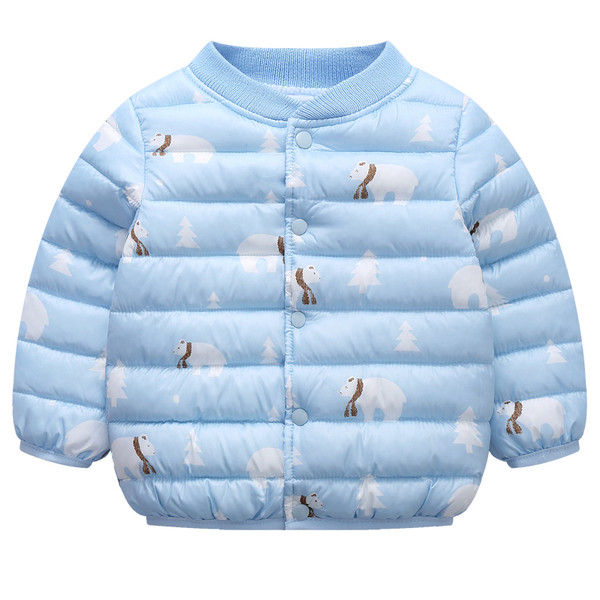 Детско есенно яке за момичета и момчета с копчета