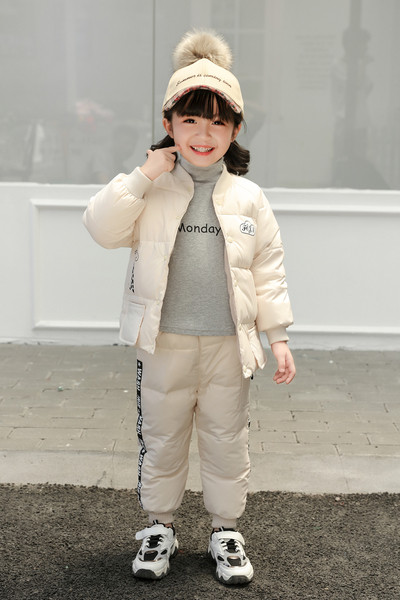 Moodne kaheosaline lastekomplekt tüdrukutele ja poistele