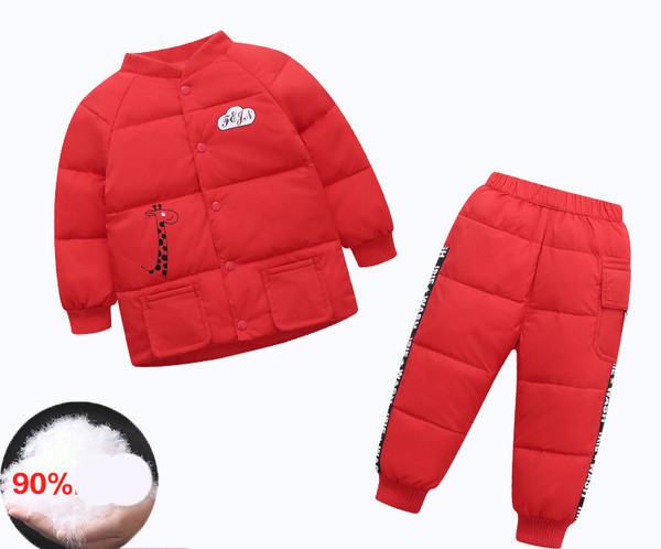 Moodne kaheosaline lastekomplekt tüdrukutele ja poistele