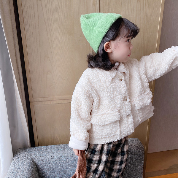 Sügis-talvine sulemantel tüdrukutele