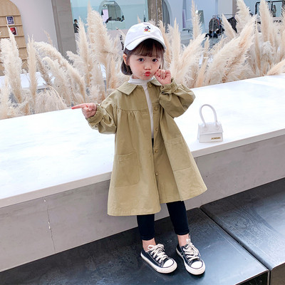 Uus mudel laste kevadjope tüdrukutele - lai mudel