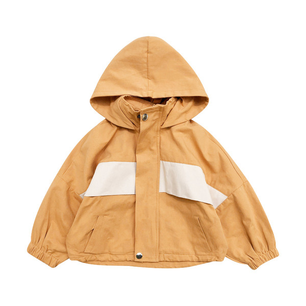 Σπορ και καθημερινό παιδικό μπουφάν με κουκούλα και φερμουάρ για κορίτσια