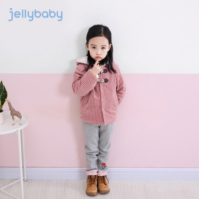 Нов модел детско раирано яке с качулка и мека подплата