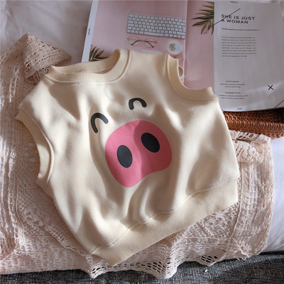 Värvilise aplikatsiooniga lastevest tüdrukutele