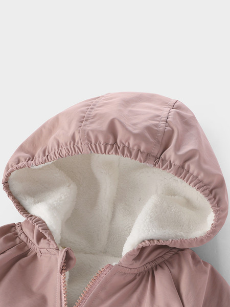 Sooja voodri ja lukuga laste jope tüdrukutele