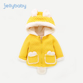 Pehme voodri, kapuutsi ja taskutega igapäevane laste jope tüdrukutele