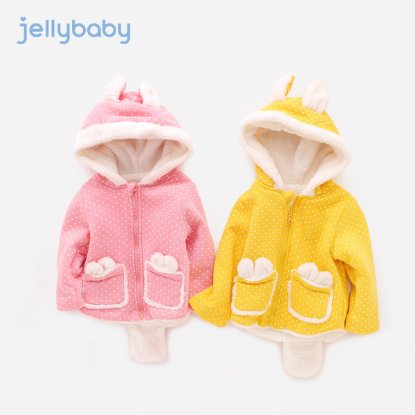 Pehme voodri, kapuutsi ja taskutega igapäevane laste jope tüdrukutele