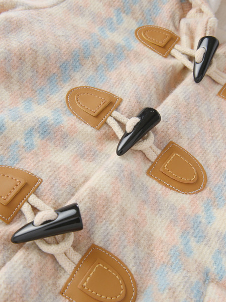 Sooja voodriga sügis-talvine mantel tüdrukutele