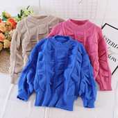 Vabaaja naiste kampsun ovaalse kaelusega