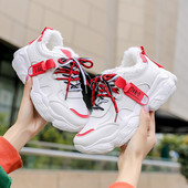 Naiste sooja voodri ja paeltega tossud